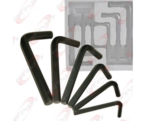 6 PC LARGE JUMBO METRIC ALLEN WRENCH TREATED STEEL HEX KEY TOOL SET MM